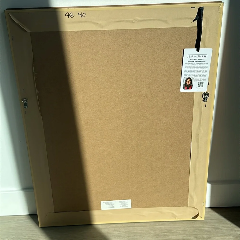 Framed Botanical Paradise Birds Exotic Wall Art - Picture 8 of 9